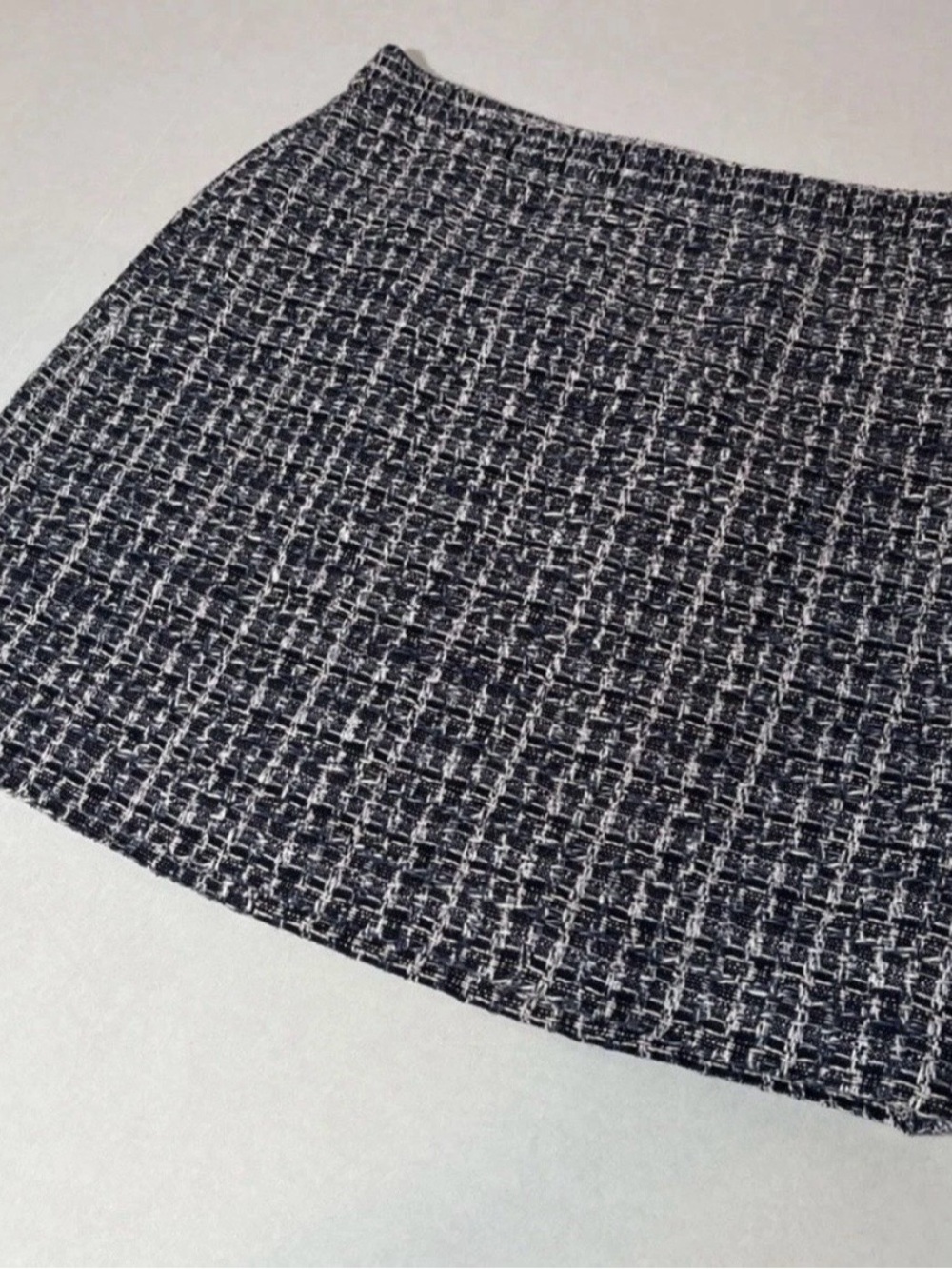Ann Taylor Factory Petite Size PS Factory Tweed Pencil Skirt Zip Up Size 6P